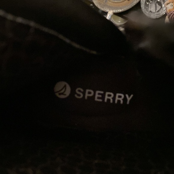 Sherry Top Sider Short Boots Black Leather Block Heels sz 9 Vietnam - Picture 10 of 10